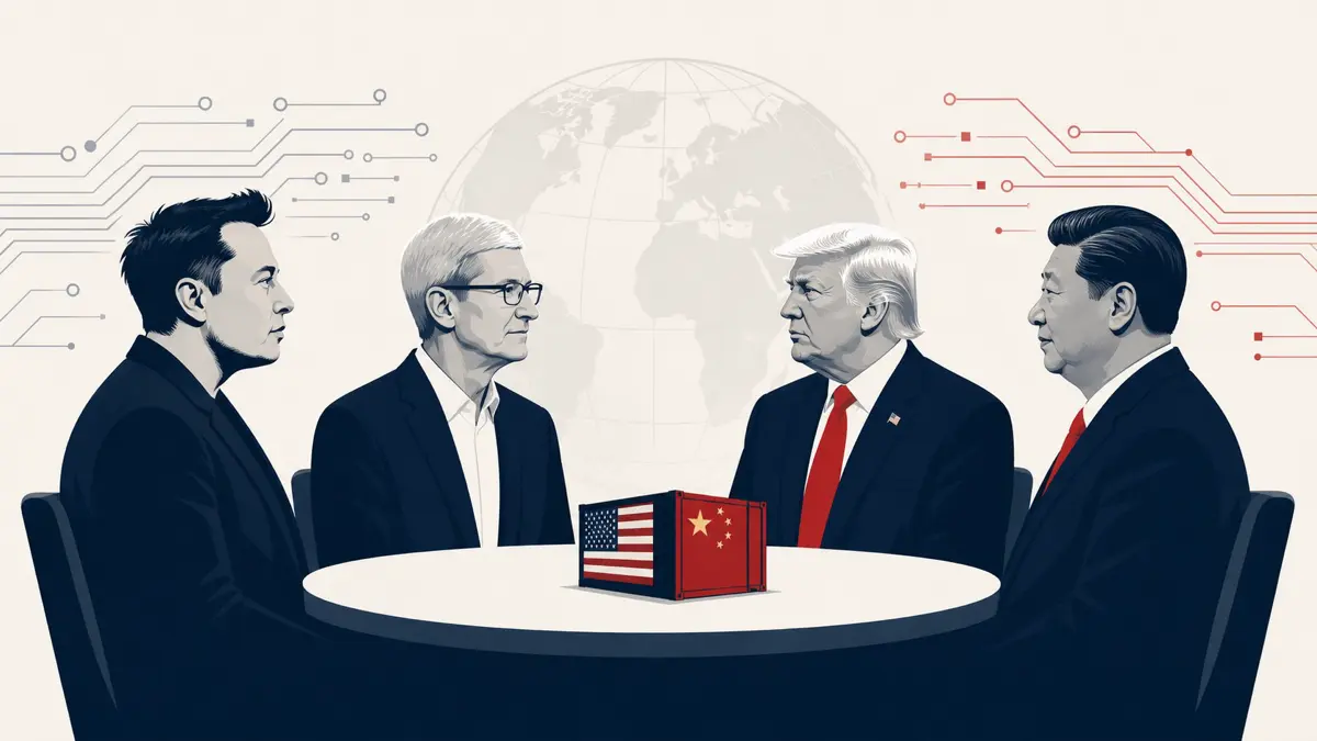 Маск и Кук примут участие в саммите у Си с Трампом:
Илон Маск и Тим Кук готовы присоединиться к президенту Дональду Трампу на саммите с китайским президентом Си Цзиньпином, согласно недавним объявлени... | Сетка — социальная сеть от hh.ru