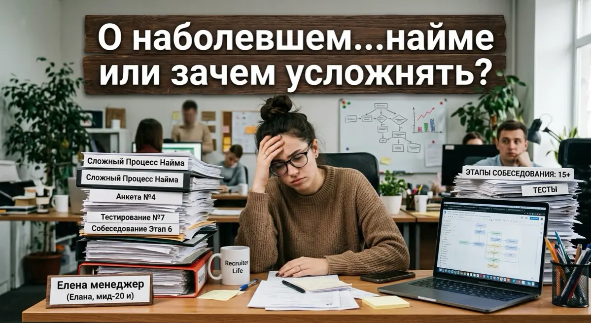 О наболевшем… найме или зачем усложнять? 🙈 | Сетка — социальная сеть от hh.ru