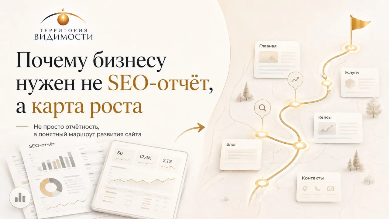 SEO-отчёт показывает прошлое.
Карта роста показывает, куда двигаться дальше.
Многие компании каждый месяц получают SEO-отчёты | Сетка — социальная сеть от hh.ru