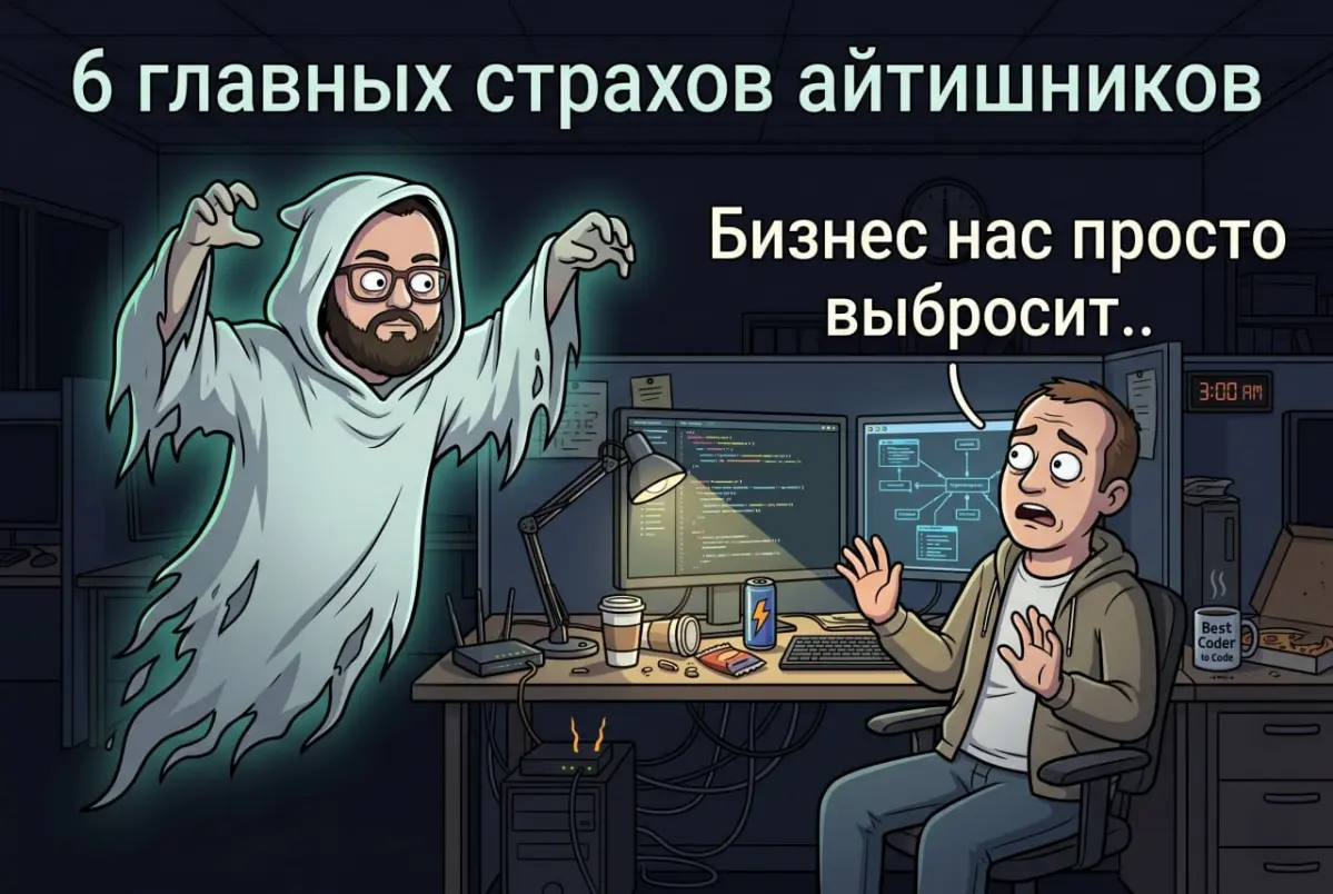 6 главных страхов айтишников | Сетка — социальная сеть от hh.ru
