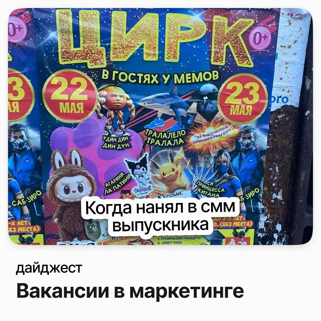Вакансии в маркетинге | Сетка — социальная сеть от hh.ru
