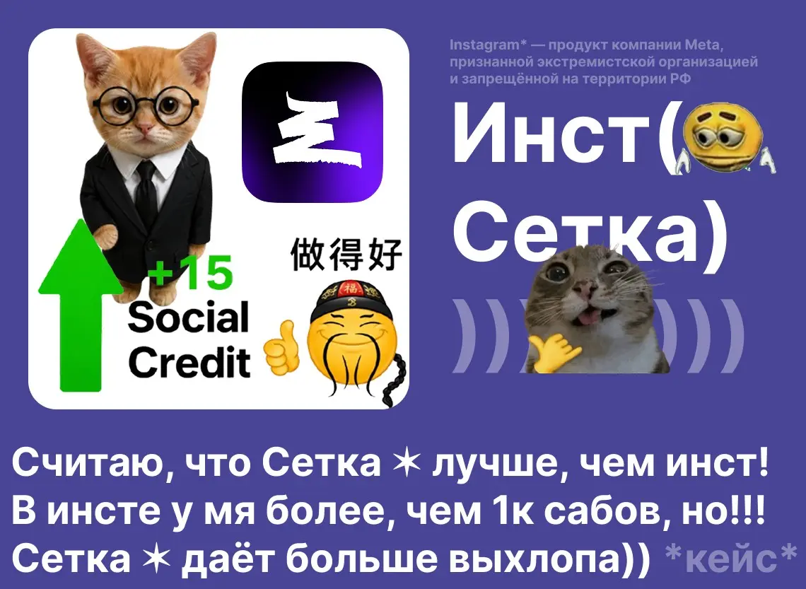 Сетка лучше, чем Инст 😎😎 | Сетка — социальная сеть от hh.ru