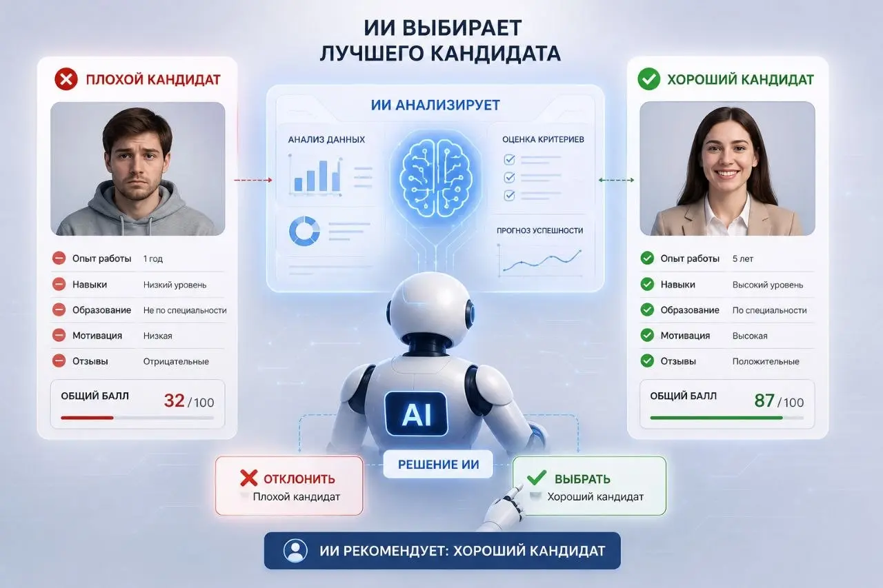 Теперь ИИ фильтрует и отбирает для собеседования кандидатов.
И знаешь, что самое смешное?
Теперь невозможно отличить долбоёба от профессионала.
Потому что оба научились писать резюме через ChatGPT | Сетка — социальная сеть от hh.ru