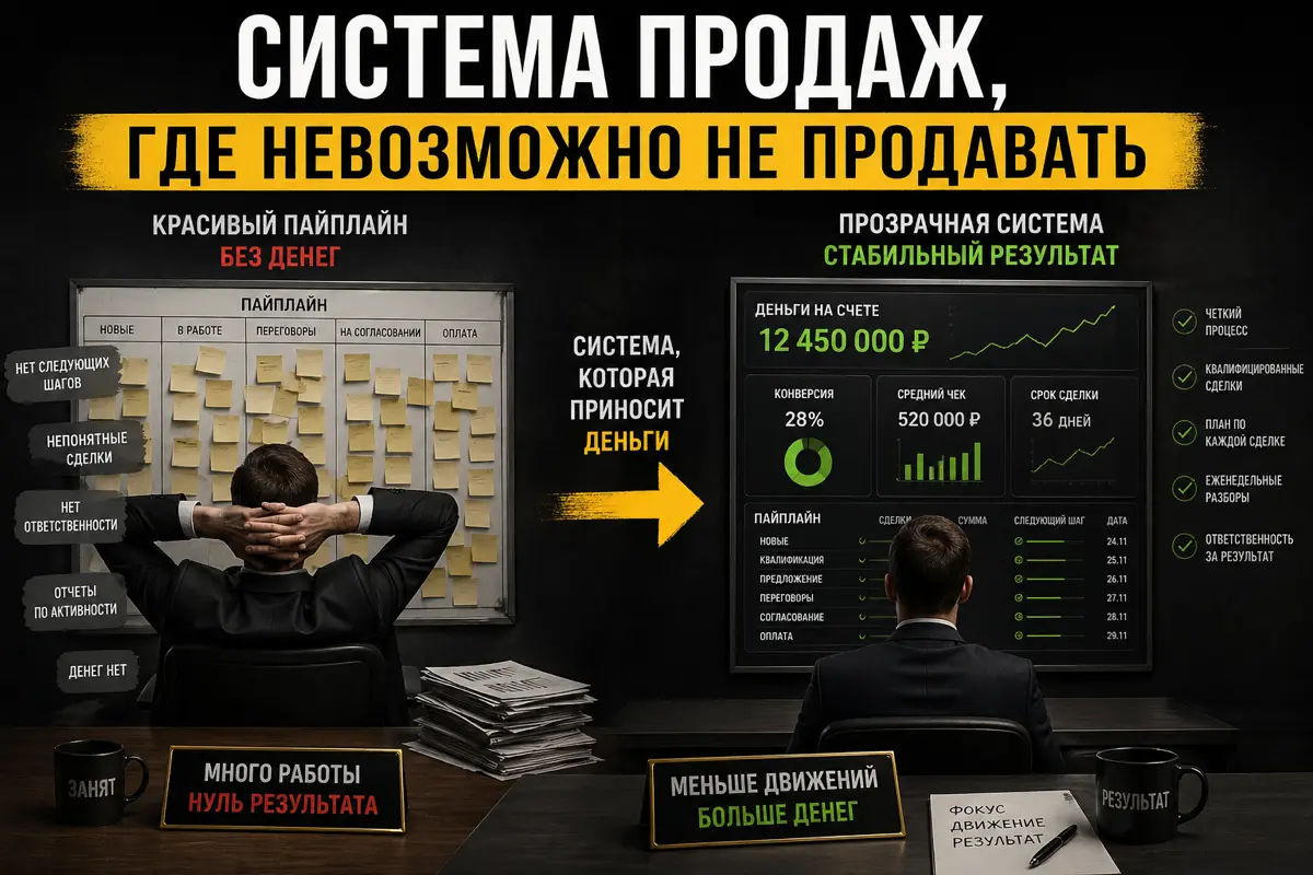 Как выстроить систему продаж, где невозможно не продавать | Сетка — социальная сеть от hh.ru