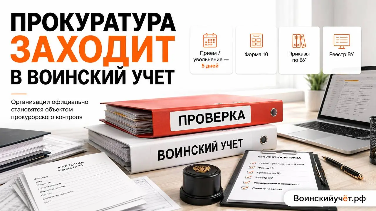 Ох, нежданно…
Прокуратура заходит в воинский учет
Это не шутка.
Разработан приказ Генпрокуратуры
Теперь еще и прокуратура будет проверять, как компании ведут воинский учет | Сетка — социальная сеть от hh.ru