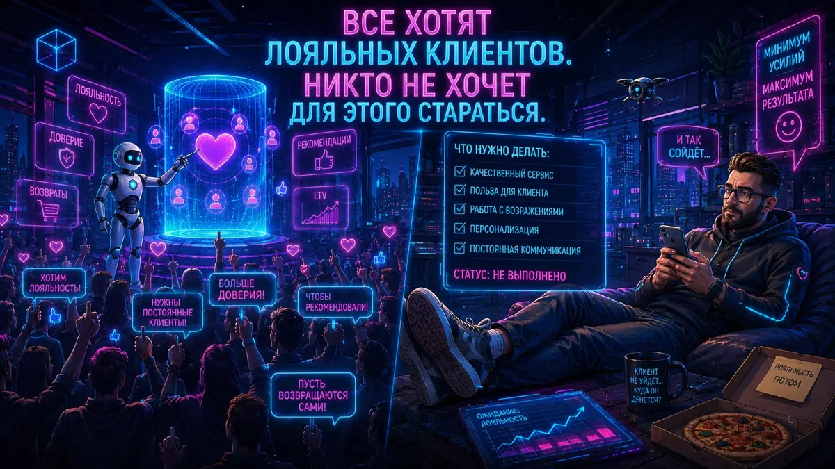 Все хотят лояльных клиентов | Сетка — социальная сеть от hh.ru