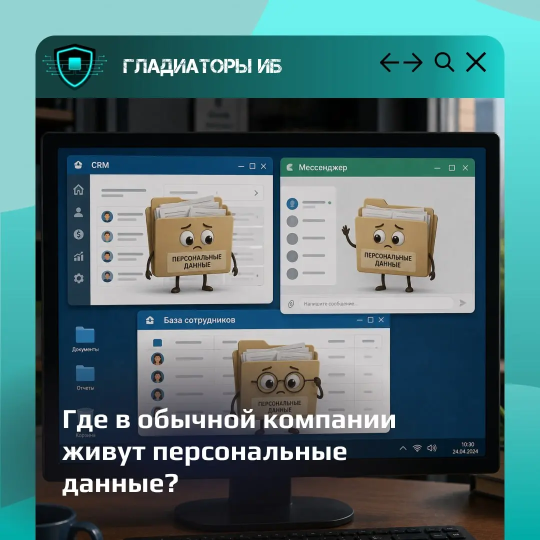 💼 Персональные данные живут не только в форме на сайте
Форма заявки — самый заметный пример: человек оставил имя и телефон, заявка ушла в работу, компания получила данные клиента | Сетка — социальная сеть от hh.ru