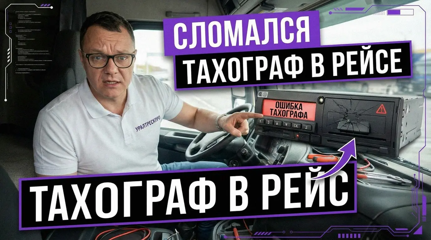 Сломался тахограф в рейсе. Алгоритм действий без лишней паники.
По закону у вас есть ровно 7 дней, чтобы закончить маршрут или доехать до сервиса без штрафов | Сетка — социальная сеть от hh.ru