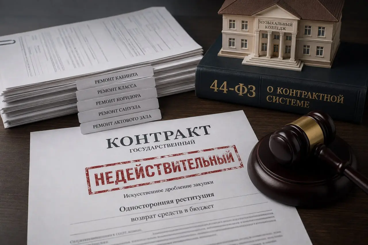 Схема с дроблением закупок вышла боком подрядчику
ГБПОУ «Владимирский областной музыкальный колледж» нужно было отремонтировать помещения учебного корпуса | Сетка — социальная сеть от hh.ru