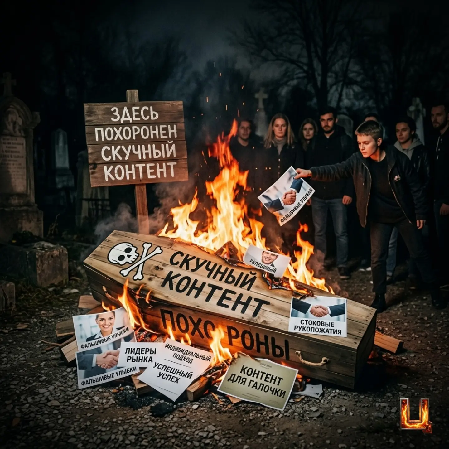 Похороны скучного контента: Хватит кормить ленту пластиком! | Сетка — социальная сеть от hh.ru