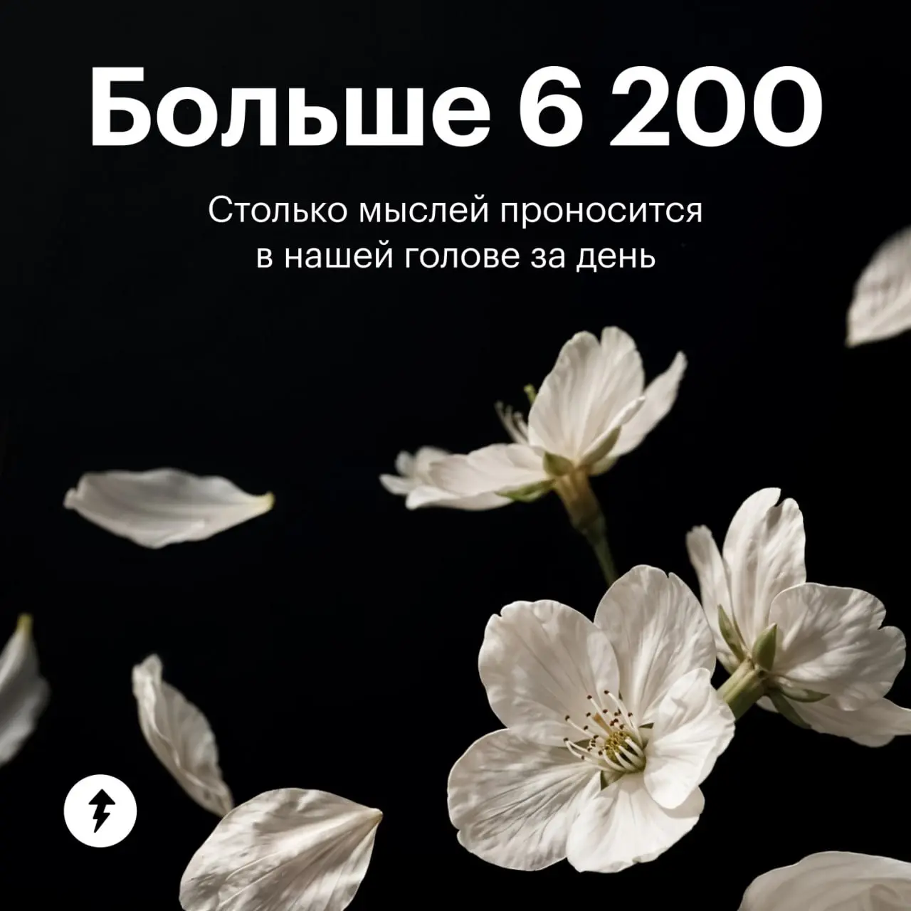 Это примерно 6,5 мыслей в минуту.
⚡️ Курс, если их большая часть связана с работой
#здоровье | Сетка — социальная сеть от hh.ru