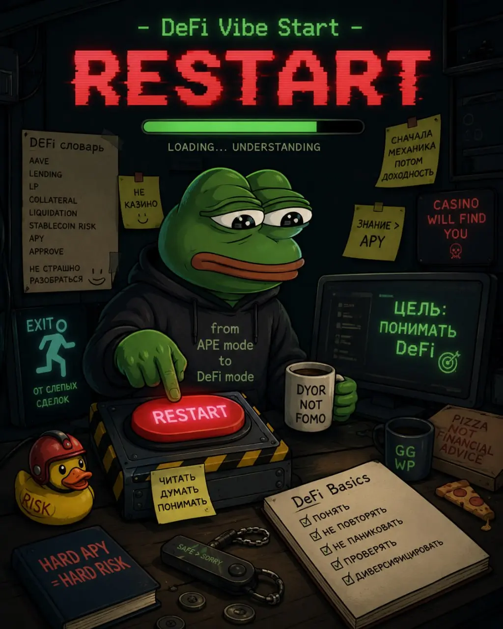 DeFi Vibe reStart
Я понял важную вещь (ну, я так думаю 😁)
Часть людей читает канал, но не всегда понимает, о чем вообще речь | Сетка — социальная сеть от hh.ru