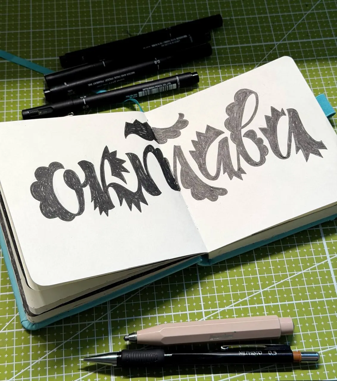 Октава 5/21
Продолжаю челлендж, наивный скрипт, я добавила немного от себя 😂
Челленджи можно найти в боте по леттерингу, он бесплатный.
В этом посте были ссылки, но мы их удалили по правилам Сетки | Сетка — социальная сеть от hh.ru