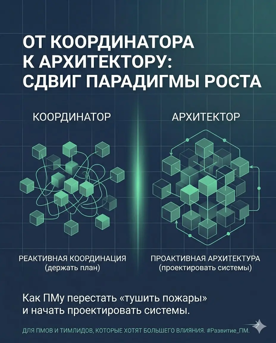 От координатора к архитектору: рост ПМа | Сетка — социальная сеть от hh.ru