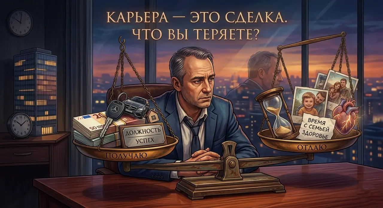 КАРЬЕРА ЭТО СДЕЛКА. ЧТО ВЫ ТЕРЯЕТЕ?Если для вас это станет новостью, но да, я читаю своих подписчиков. Среди них есть блогеры и просто очень размышляющие люди | Сетка — социальная сеть от hh.ru