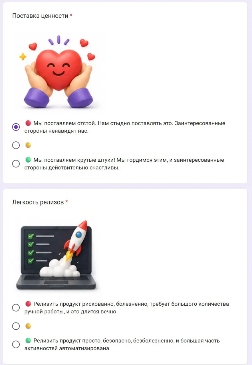 🃏 Make Spotify Health Check great again!
Существует множество способов диагностики команд. И многим наверняка известен Spotify Health Check, изобретённый аж в 2014 году | Сетка — социальная сеть от hh.ru