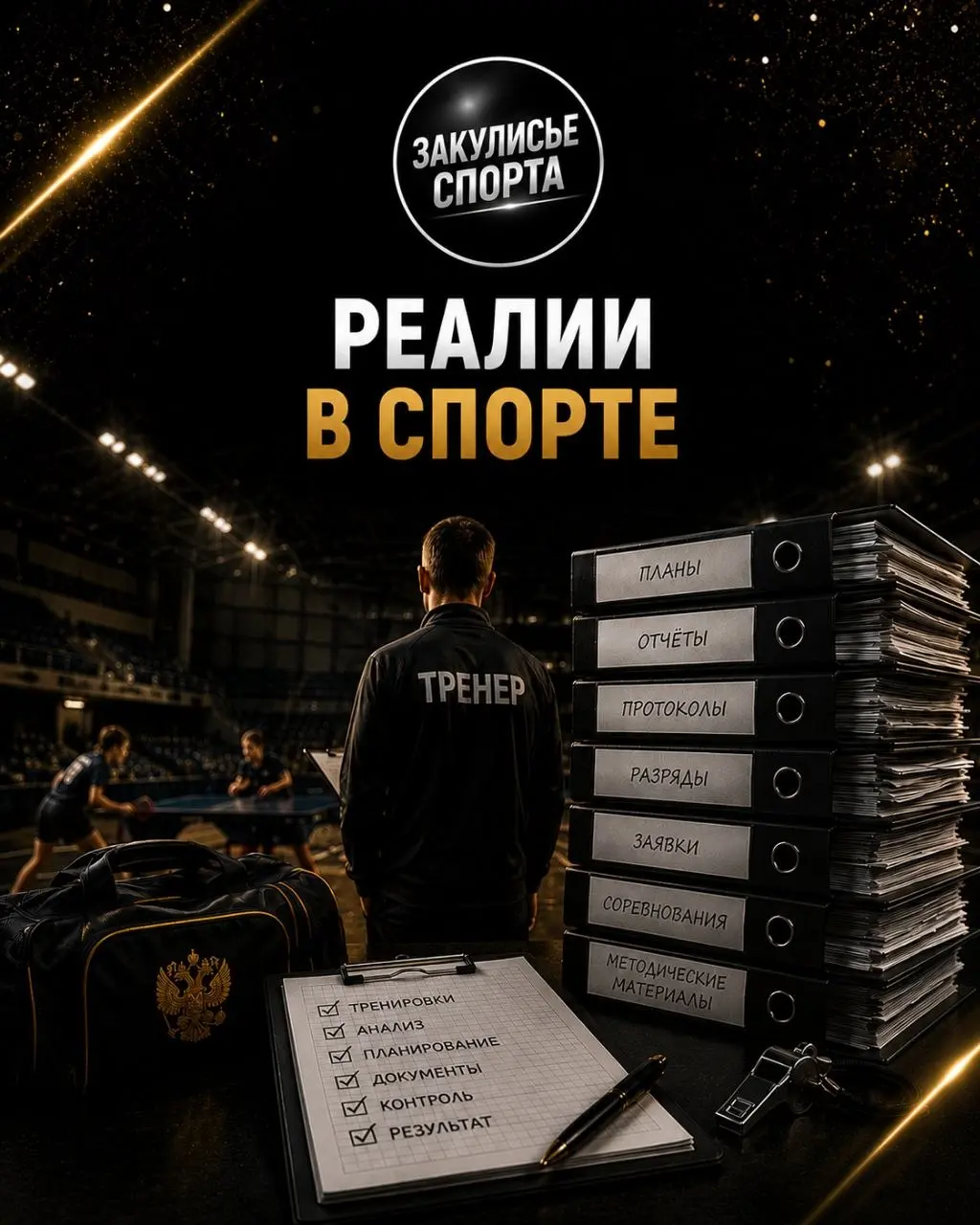 РЕАЛИИ в СПОРТЕ🙅‍♂️
🥇Главное в спорте — хорошо тренироваться, но по факту, ещё нужно правильно оформить:
—заявки;
—протоколы;
—разряды;
—отчёты;
—документы на соревнования | Сетка — социальная сеть от hh.ru