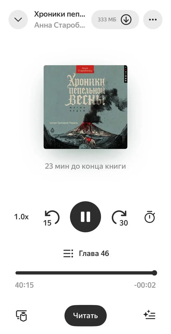 я в 23 минутах до окончания «Хроник пепельной весны …» Анны Старобинец (кстати, аудиоверсия просто изумительная)
противоречивые у меня впечатления - с одной стороны это очень и очень даже необычно, ст... | Сетка — социальная сеть от hh.ru