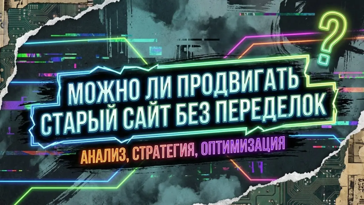 Можно ли продвигать старый сайт без переделок?
Иногда бизнес надеется: «Старый сайт и так норм, давайте просто SEO подключим». Да, частично это возможно, но эффект ограничен | Сетка — социальная сеть от hh.ru
