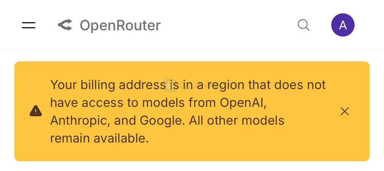 OpenRouter закрыла доступ к API ChatGPT, Claude и Gemini для жителей РФ | Сетка — социальная сеть от hh.ru