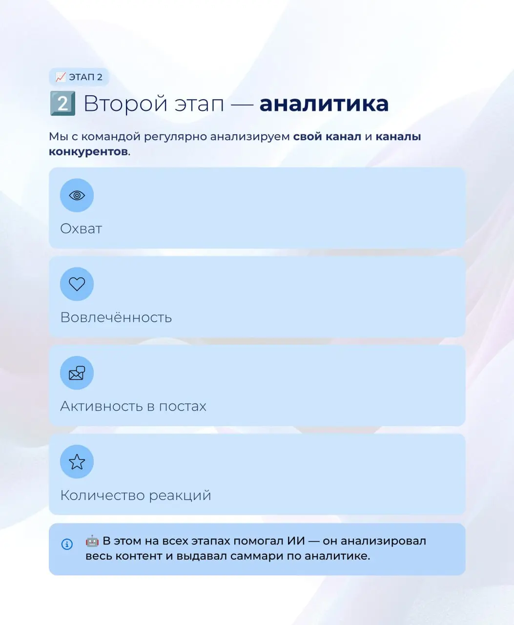 Как управлять контентом в цифрах 🔗
В прошлом посте я писал, что мы с командой действительно подходим к контенту как к рабочему процессу: оцифровываем, анализируем, собираем гипотезы, тестируем и смотр... | Сетка — социальная сеть от hh.ru