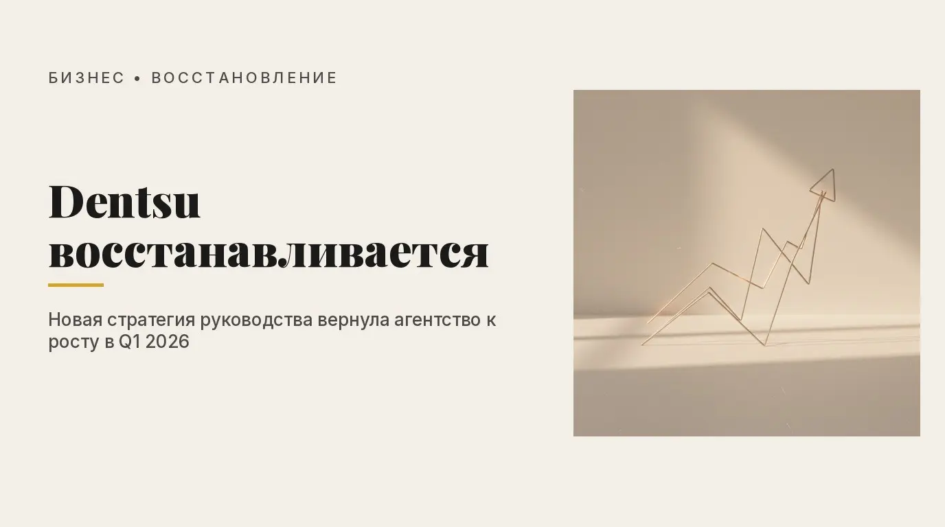 Dentsu вернулась к росту: что показал Q1 2026 | Сетка — социальная сеть от hh.ru
