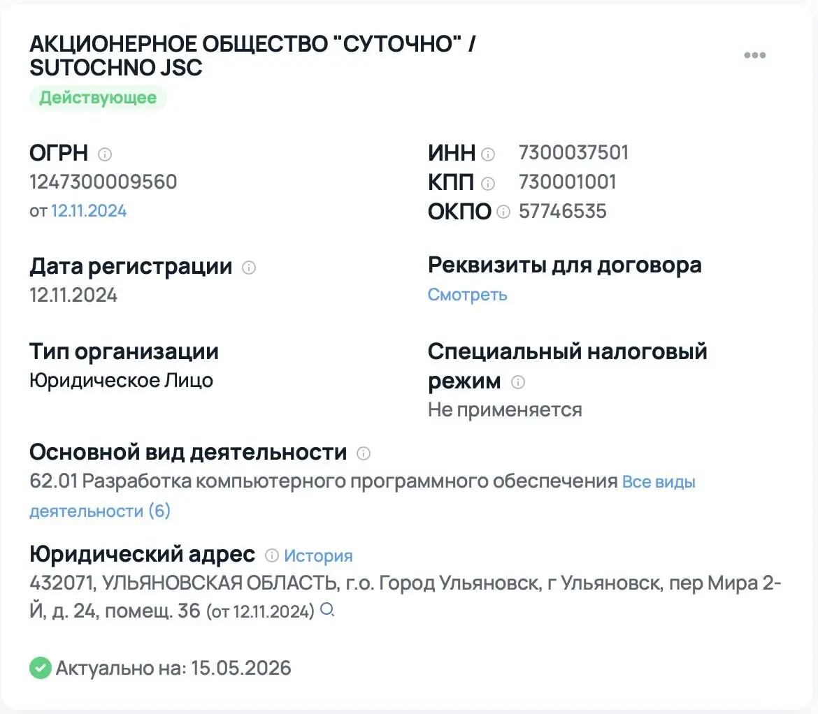 2.8 млрд чистой прибыли при 7.9 млрд выручки. Зарабатывает сервис Суточно.ру. Посуточная аренда и т.п | Сетка — социальная сеть от hh.ru