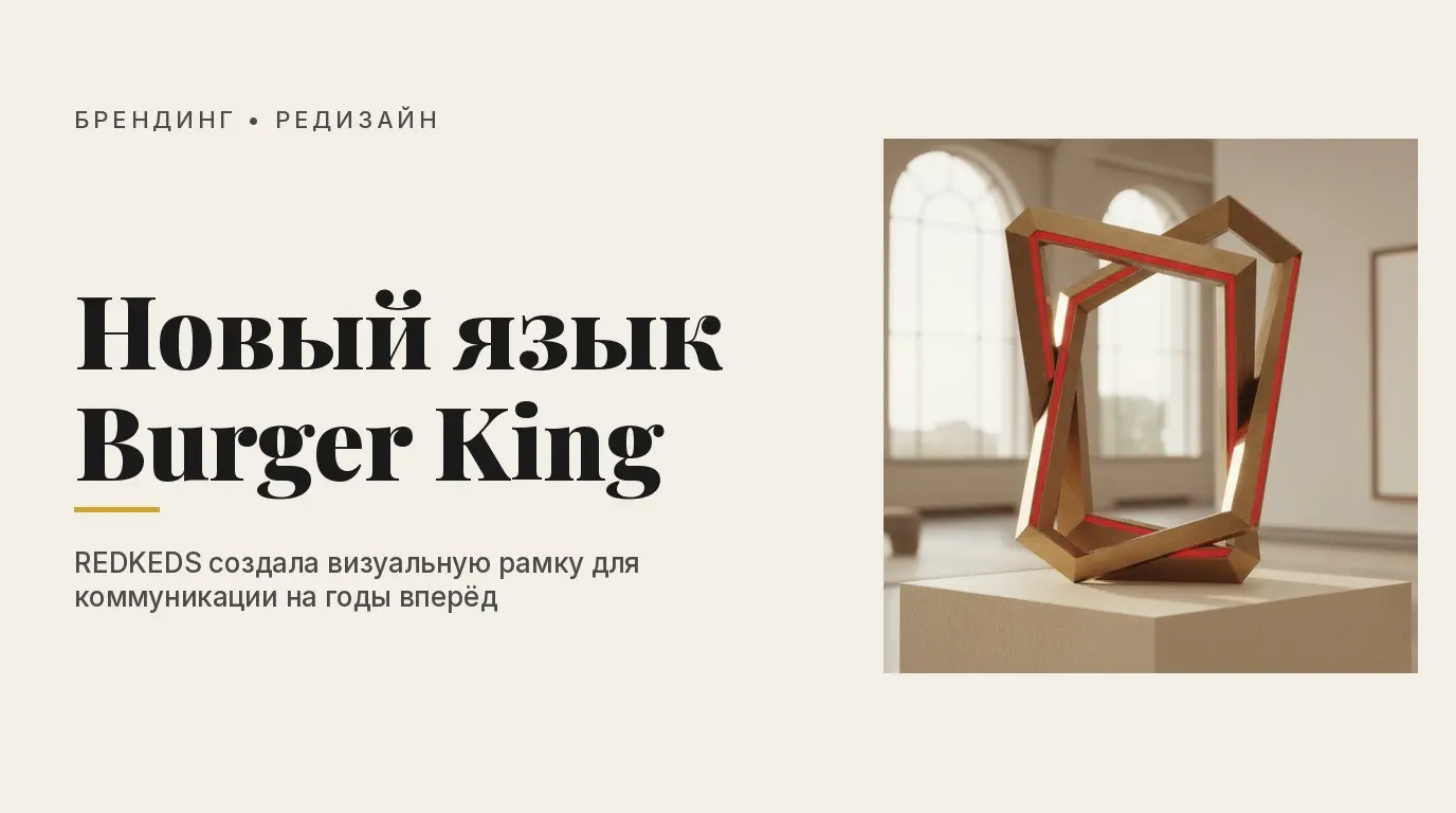 Креативная рамка как основа бренда: опыт Burger King | Сетка — социальная сеть от hh.ru