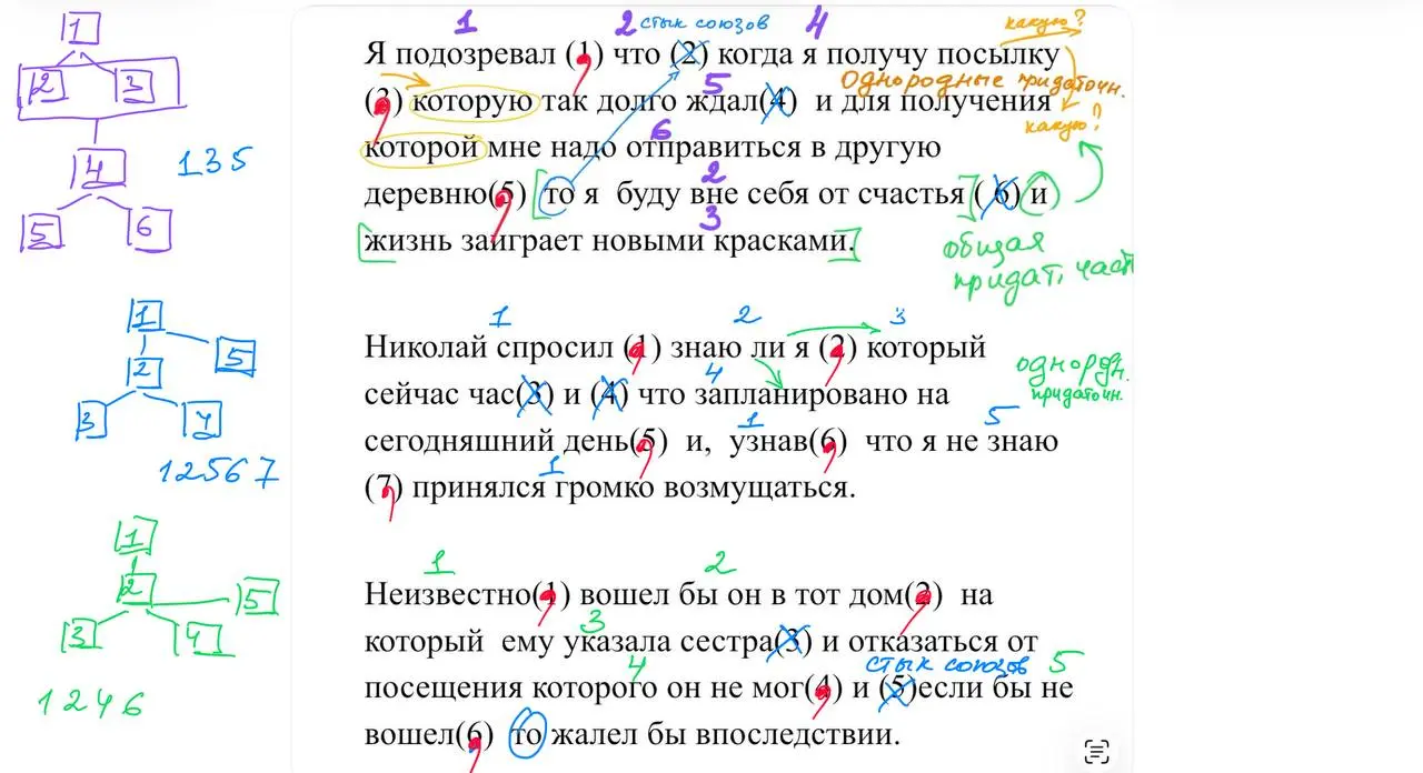 🖋🖋🖋
🖋🖋🖋🖋🖋🖋🖋
1️⃣9️⃣🟤2️⃣0️⃣
▶️Я подозревал (1) что (2) когда я получу посылку (3) которую так долго ждал(4)  и для получения которой мне надо отправиться в другую деревню(5)  то я  буду вне себя от счас... | Сетка — социальная сеть от hh.ru