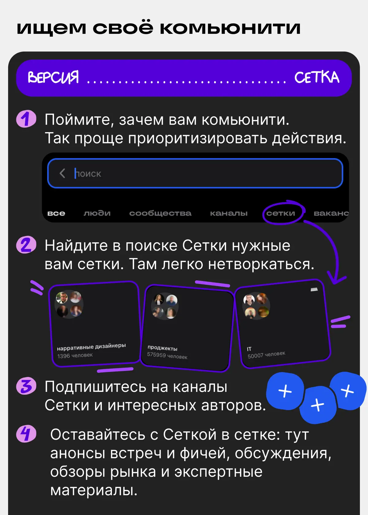 Кружки по интересам: версия для взрослых | Сетка — социальная сеть от hh.ru
