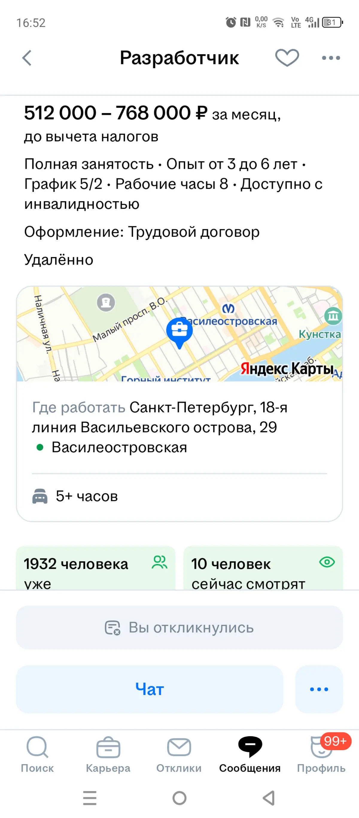 1932 отклика и никто им не подходит | Сетка — социальная сеть от hh.ru