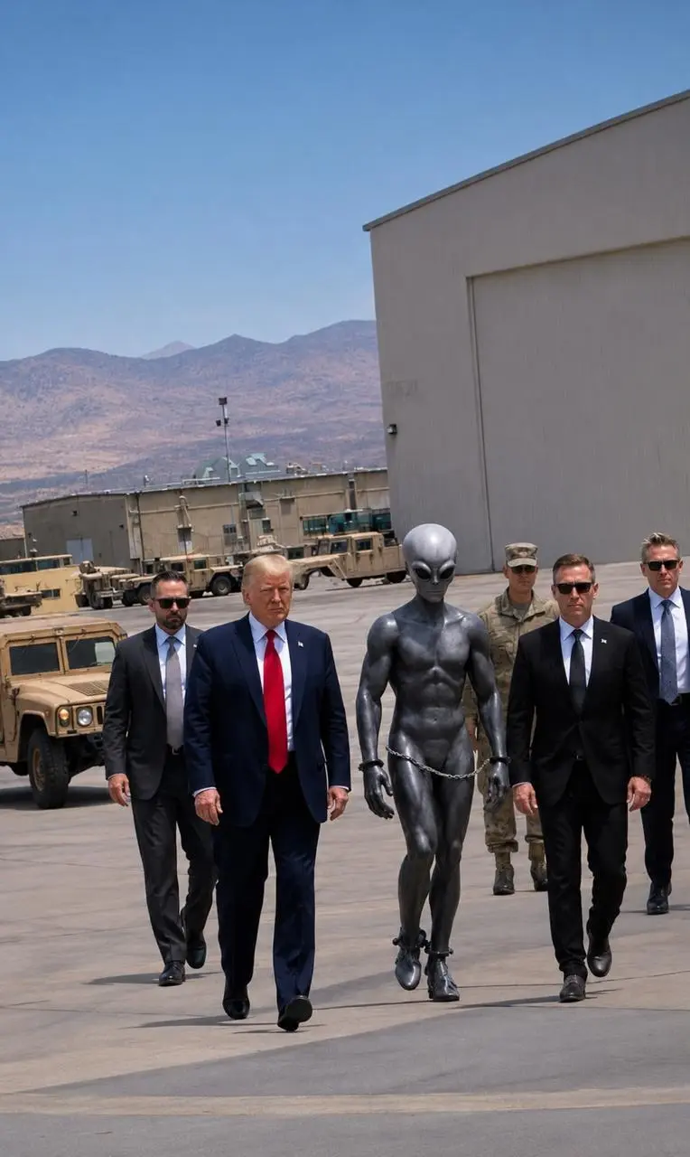 👨‍🦰 Трамп выложил фото с инопланетянином.
Постит снимок, где ведёт скованного пришельца по военной базе.
Интернет сошёл с ума за пару часов | Сетка — социальная сеть от hh.ru