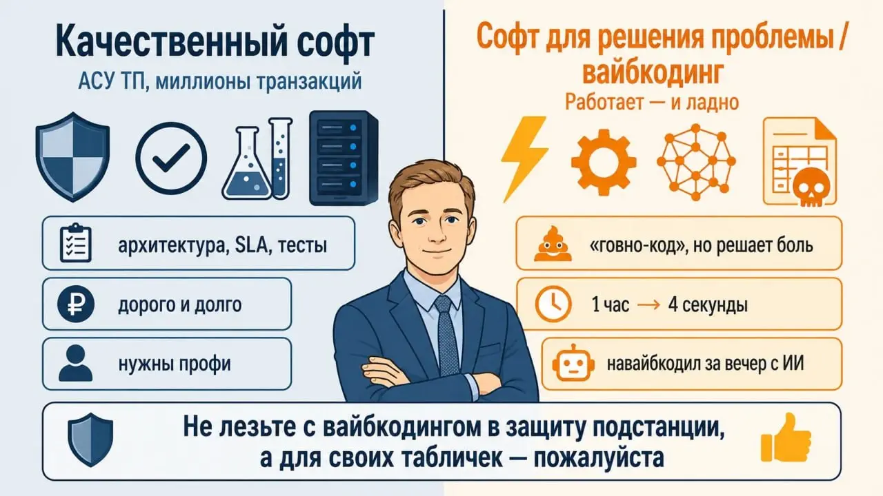 Вайбкодинг, ИИ и энергетика | Сетка — социальная сеть от hh.ru