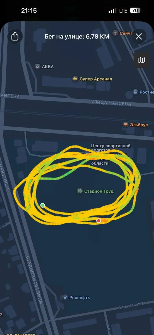 Перерыв от бега в неделюююю
Сегодня уже не могла не пойти. Походу получается выработать привычку
Вечерами абсолютно по-другому бегается!! | Сетка — социальная сеть от hh.ru