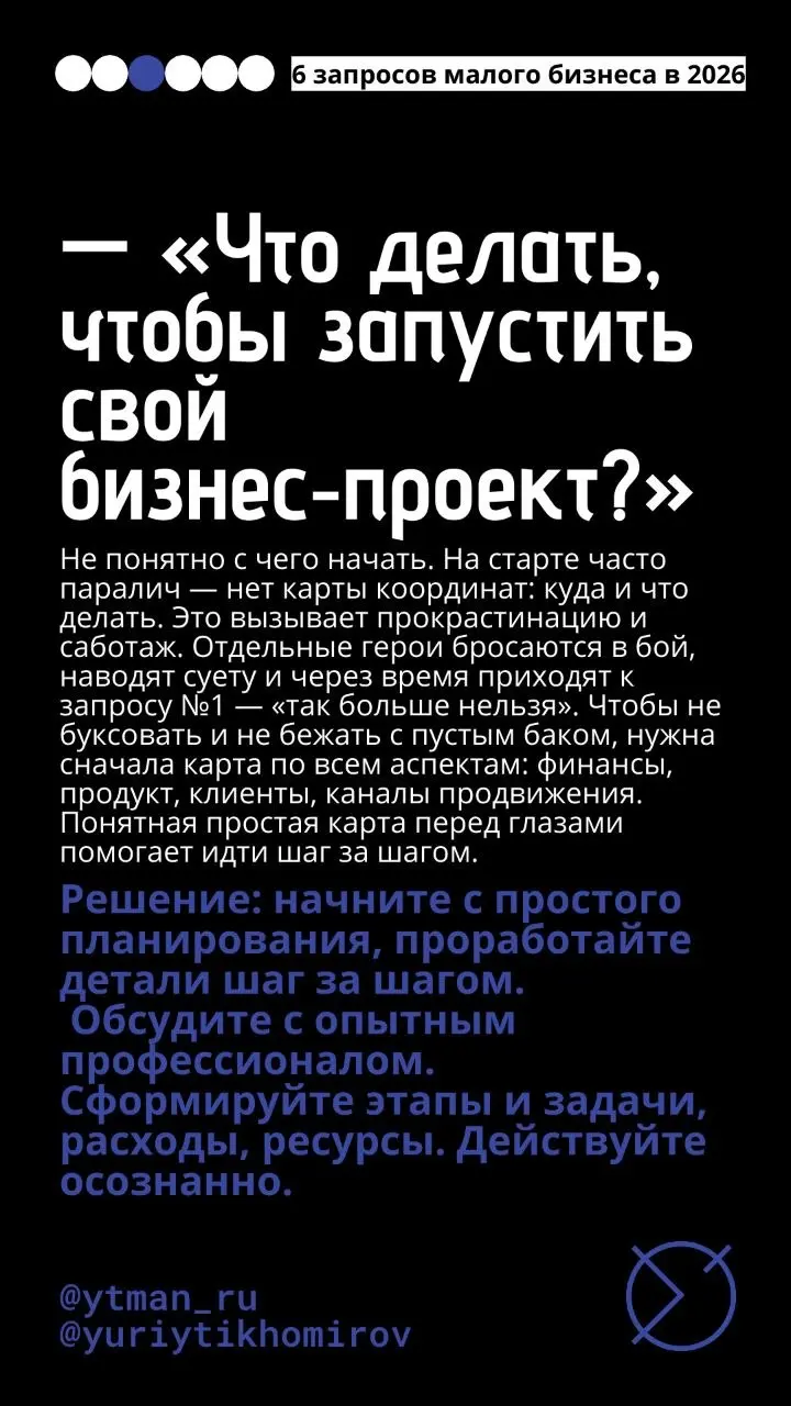 Вот кратко ТОП‑6 запросов малого бизнеса в 2026 году
Часть Первая (запросы 1 – 3)
6 запросов — перманентный хаос и турбулентность вывернули наружу проблемы и требуют перемен прямо сейчас | Сетка — социальная сеть от hh.ru