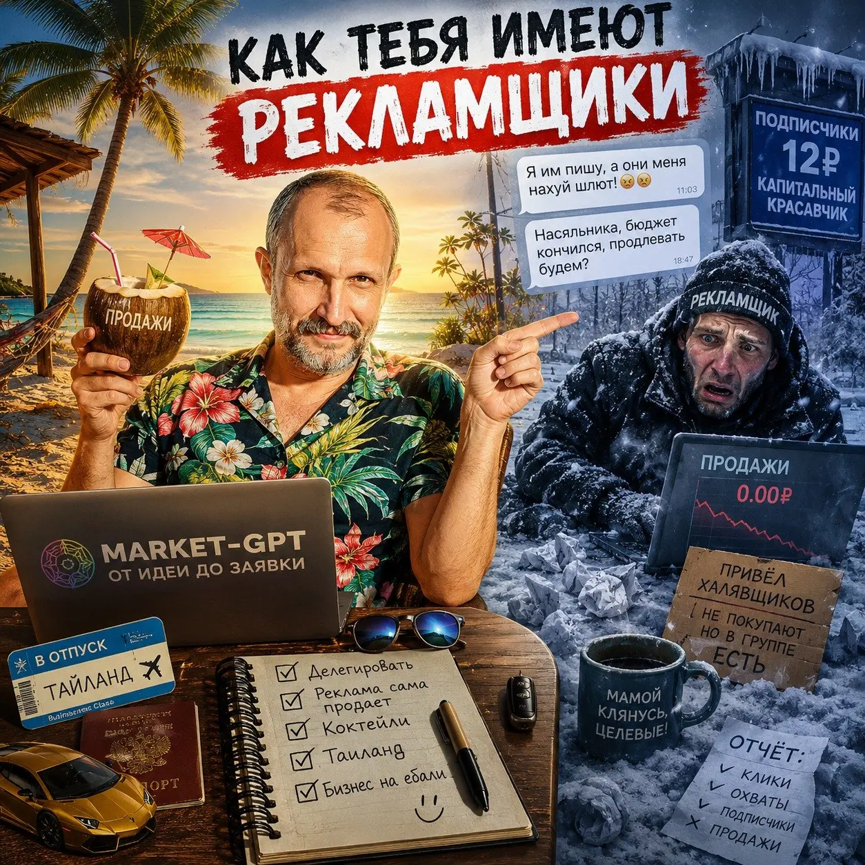 Предприниматель? Красавчик! Смотри, сейчас покажу, как тебя имеют рекламщики!
Вообще не шутка, сам через это проходил, прям реальная история. Даже две, и обе сейчас расскажу.
1 | Сетка — социальная сеть от hh.ru