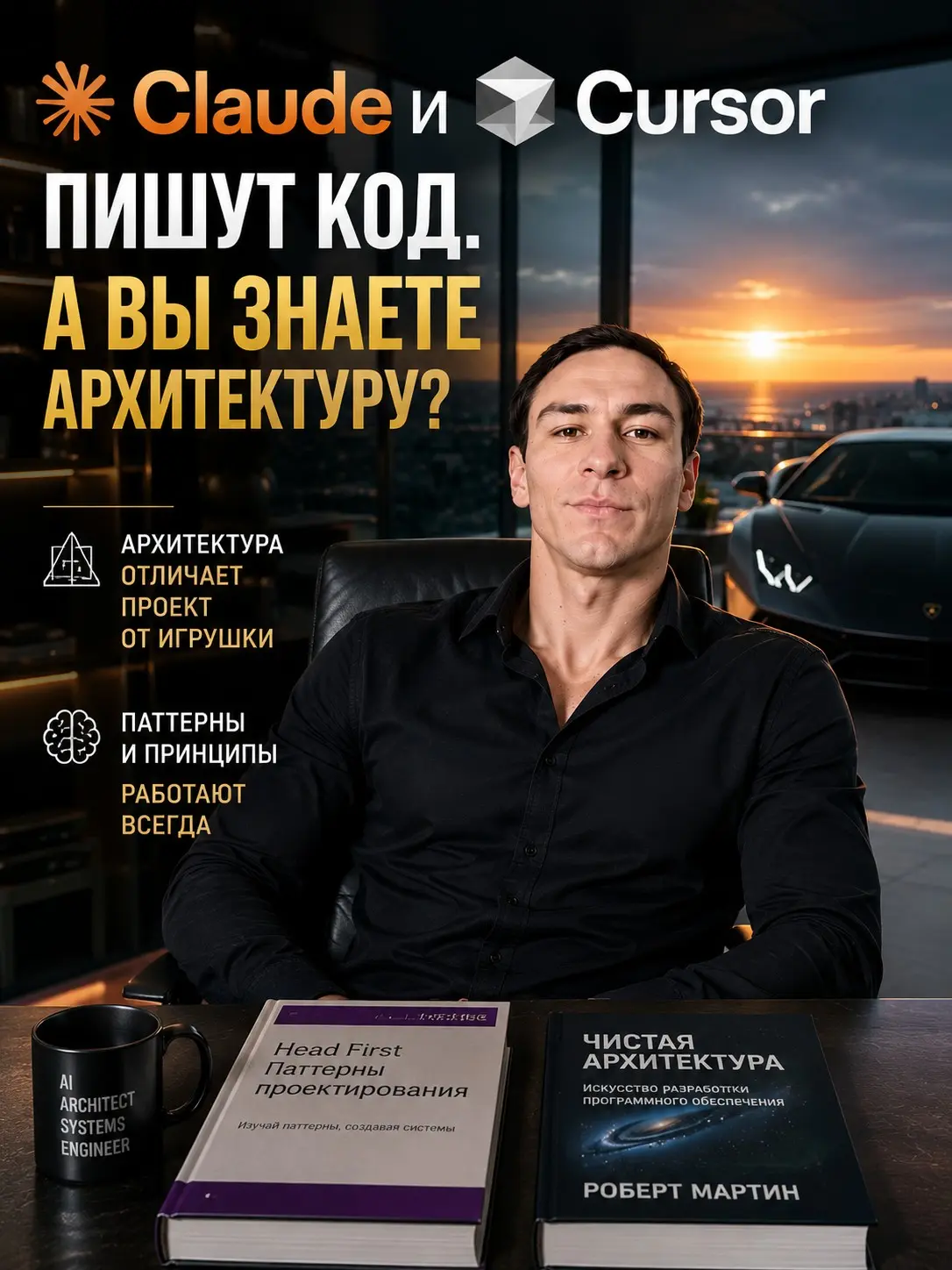 Claude и Cursor пишут код. А вы знаете архитектуру? | Сетка — социальная сеть от hh.ru