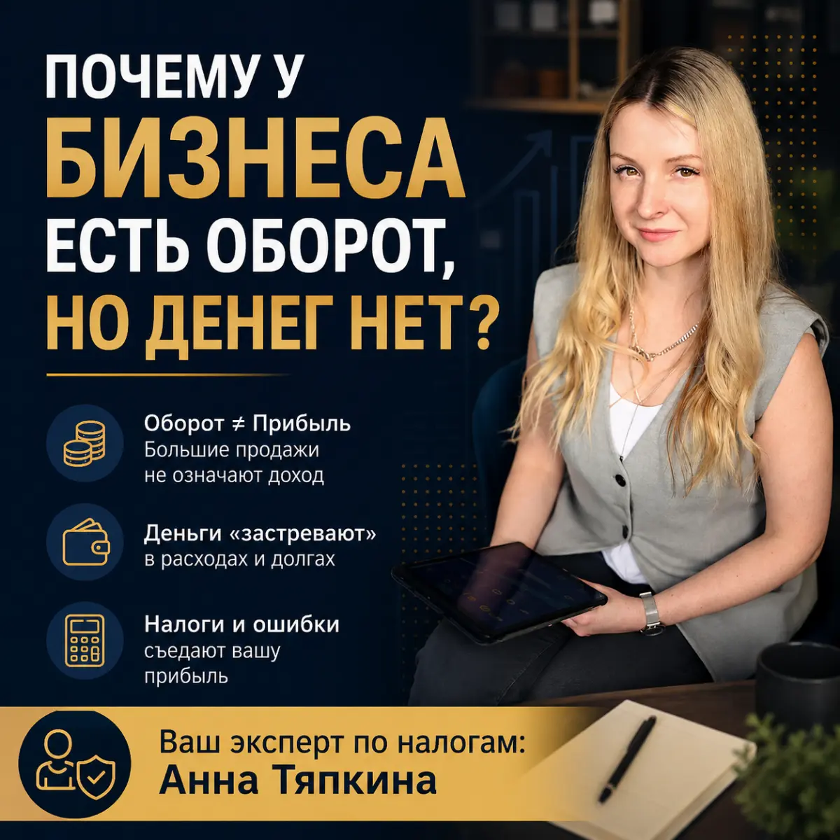 У вас может быть оборот 5 или 10, но прибыли нет... | Сетка — социальная сеть от hh.ru