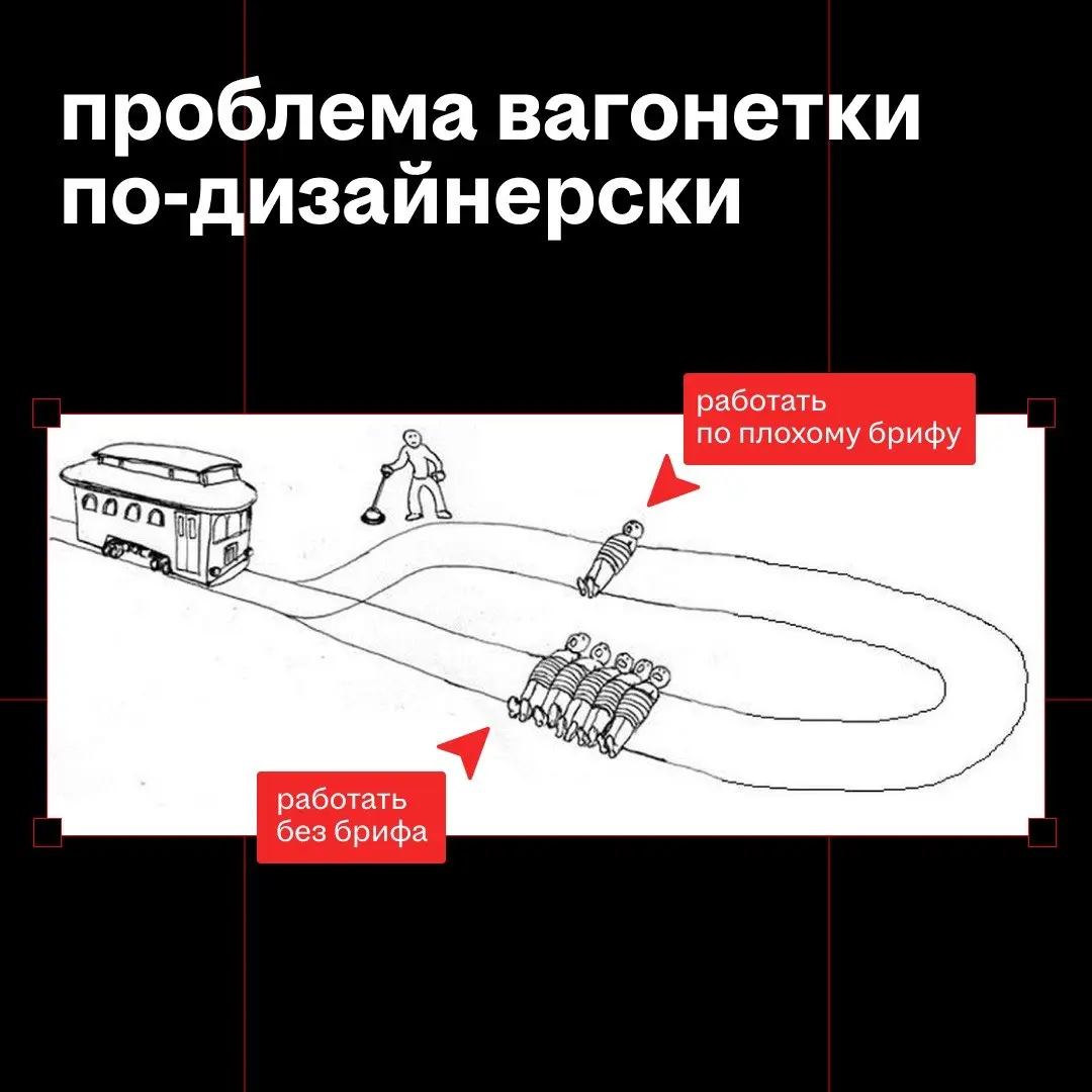 так называемый выбор
рассказывайте, что бесит сильнее:
❤️ — работать по кошмарному брифу
👀 — работать без брифа | Сетка — социальная сеть от hh.ru