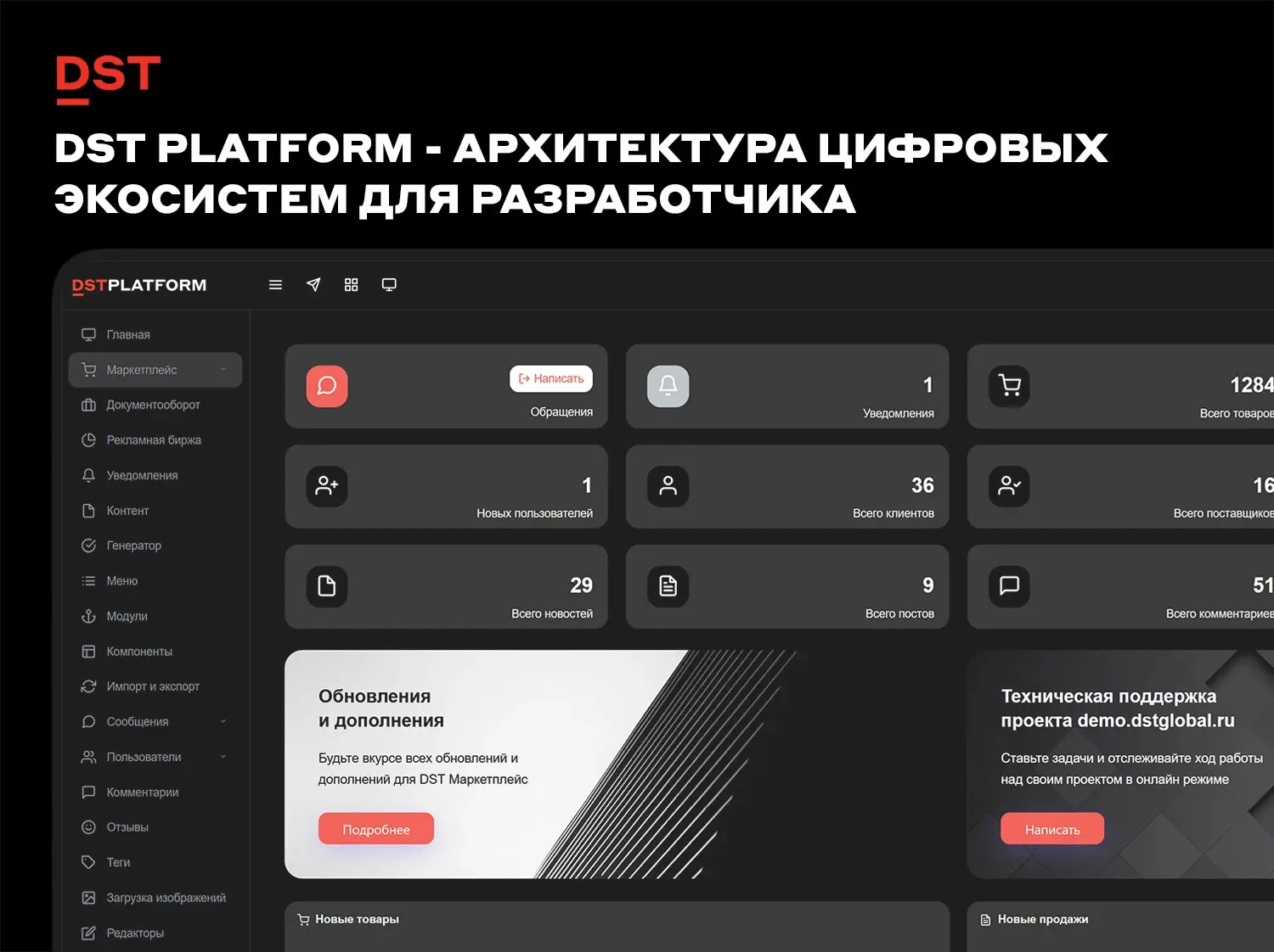 DST Platform - архитектура цифровых экосистем для разработчи | Сетка — социальная сеть от hh.ru