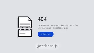 Ripped 404 Page — анимация страницы с ошибкой #404. Реализована с помощью CSS и JS
https://codepen.io/jkantner/pen/ExOgWrp | Сетка — социальная сеть от hh.ru