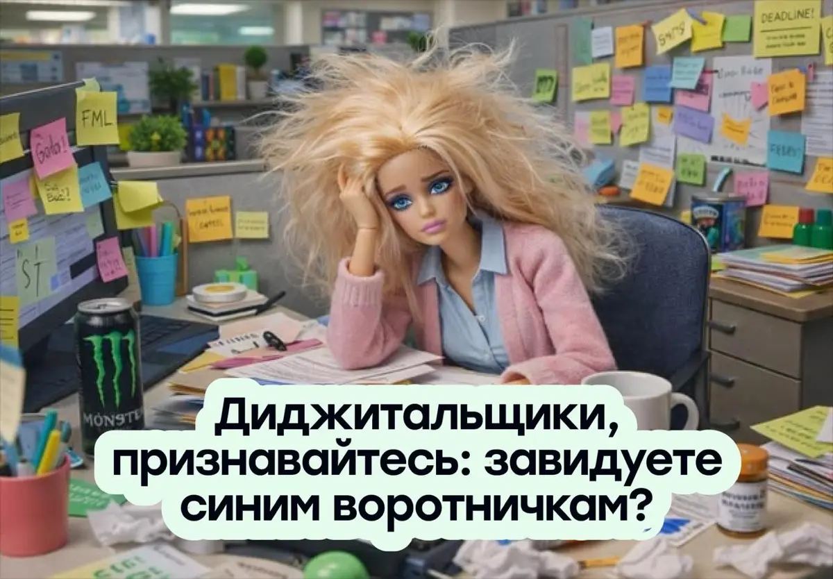 Диджитальщики, признавайтесь: завидуете синим воротничкам? | Сетка — социальная сеть от hh.ru