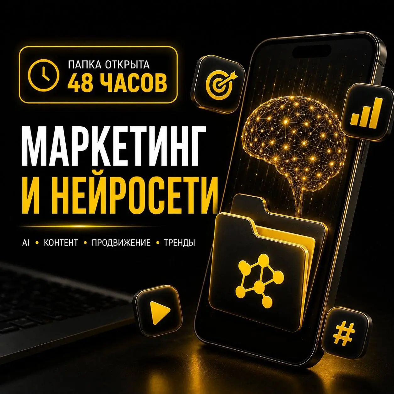🤖 Мы собрали папку из Телеграм-каналов про маркетинг, нейросети и AI.
Если хотите раньше других узнавать про новые инструменты, фишки для контента, продвижение и тренды, то обязательно сохраните себе | Сетка — социальная сеть от hh.ru