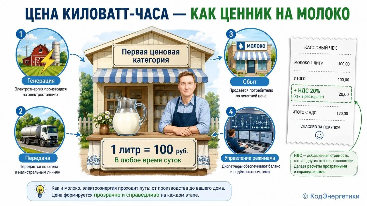 Берём молоко(электричество)по тарифу: Первая ценовая | Сетка — социальная сеть от hh.ru