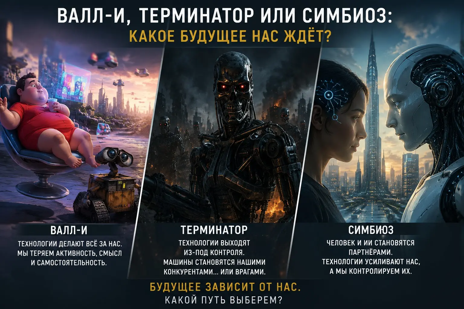 ВАЛЛ-И, Терминатор или Симбиоз: какое будущее нас ждет | Сетка — социальная сеть от hh.ru