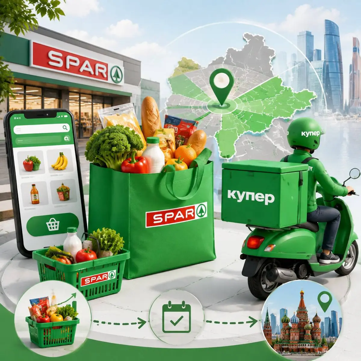 Купер» и Spar расширяют возможности онлайн-заказов | Сетка — социальная сеть от hh.ru