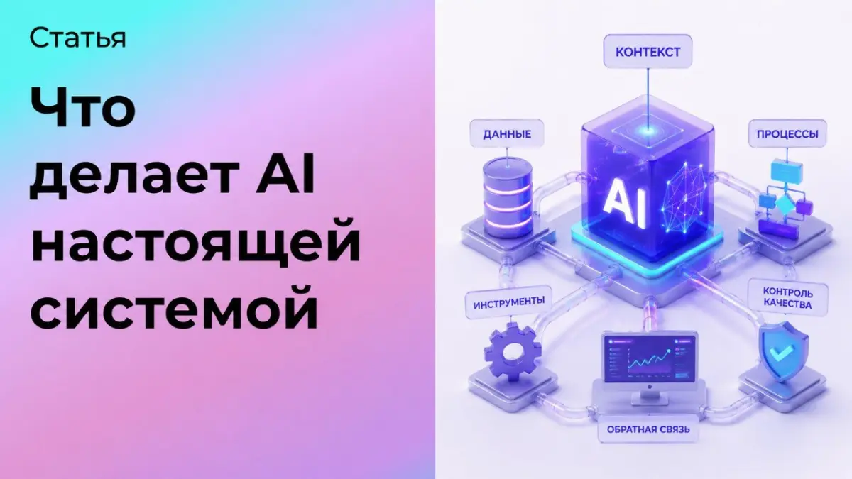 Что делает AI настоящей системой | Сетка — социальная сеть от hh.ru
