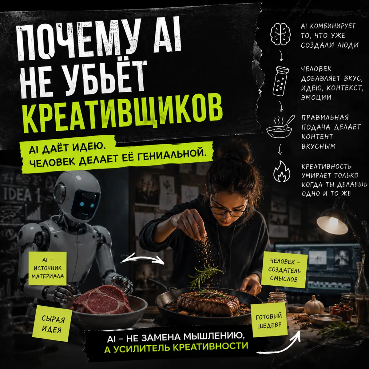 Почему AI не убьёт креаторов? | Сетка — социальная сеть от hh.ru