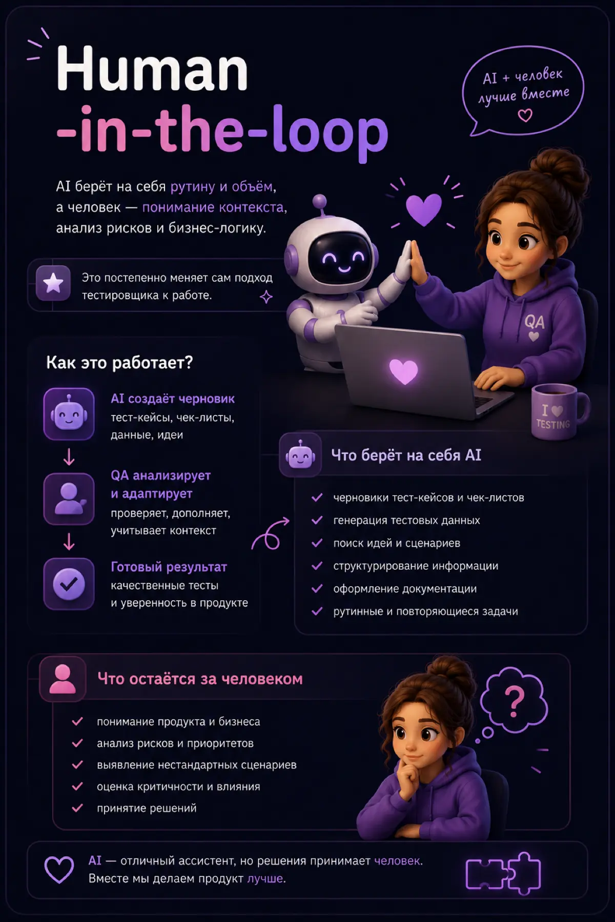 AI в работе QA 🤖👩🏼‍💻 | Сетка — социальная сеть от hh.ru