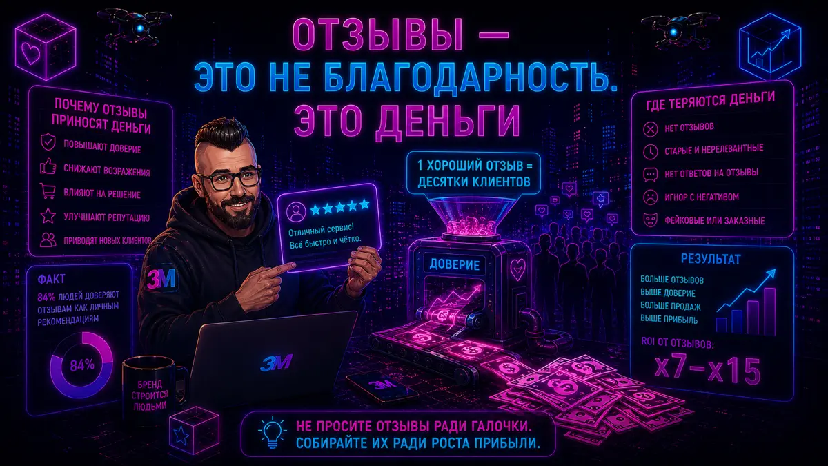 Отзывы — это не благодарность. Это деньги ⭐ | Сетка — социальная сеть от hh.ru